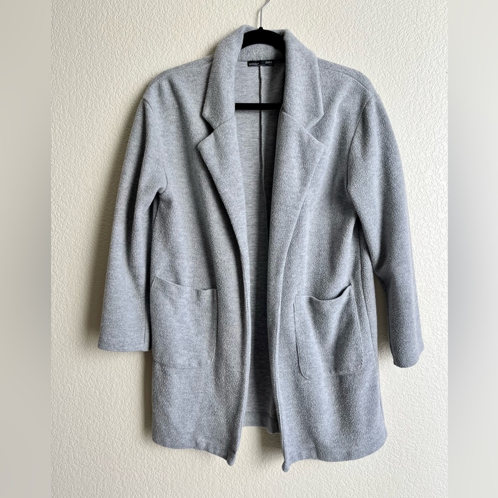 ZARA blazer / coat - soft, grey (Size S)